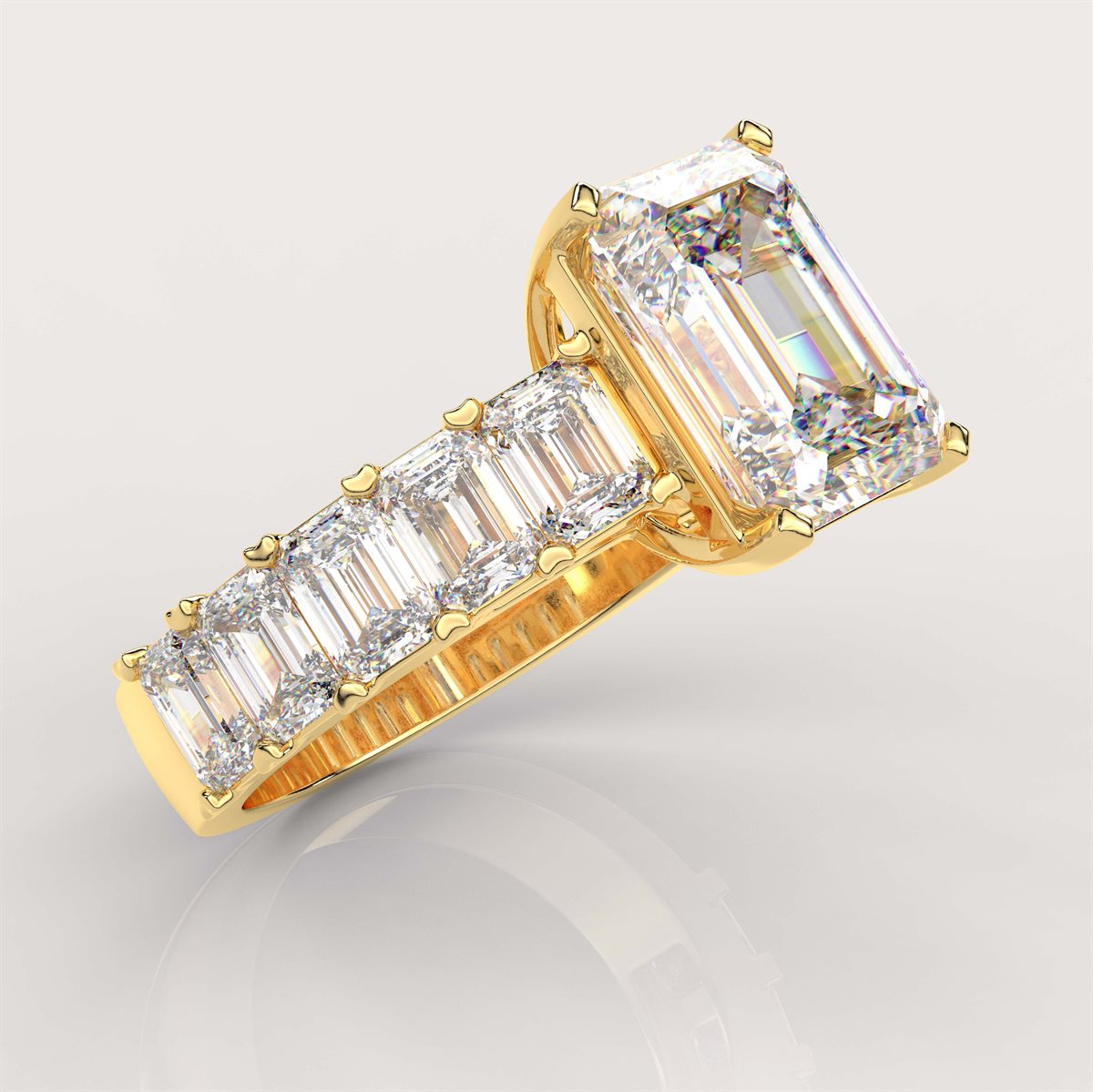 A captivating solitaire diamond engagement ring with IGI Certified Lab Grown Diamond