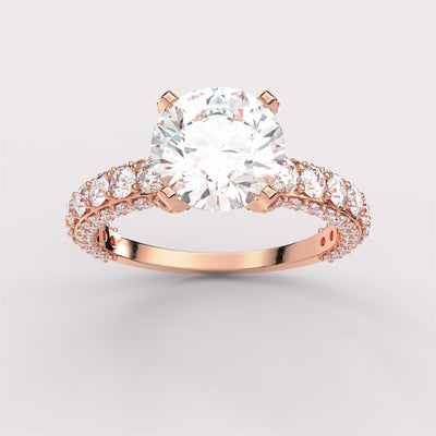 Blossom Diamond Engagement Ring with IGI Certified Lab Grown Diamond