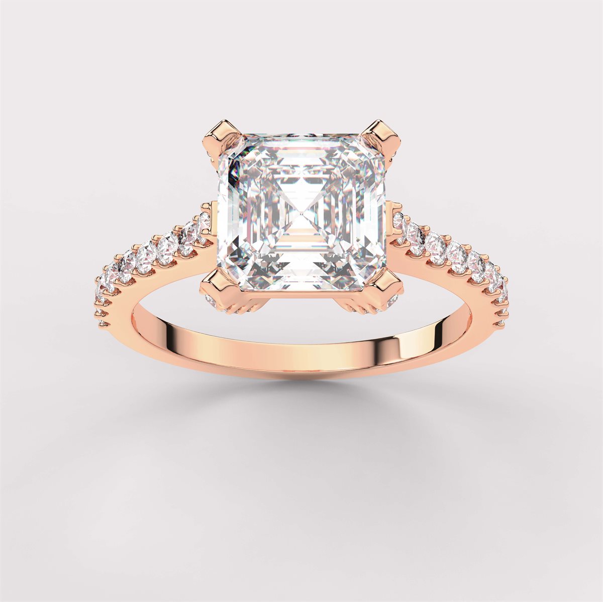 Majestic Diamond Engagement Ring with IGI Certified Lab Grown Diamond