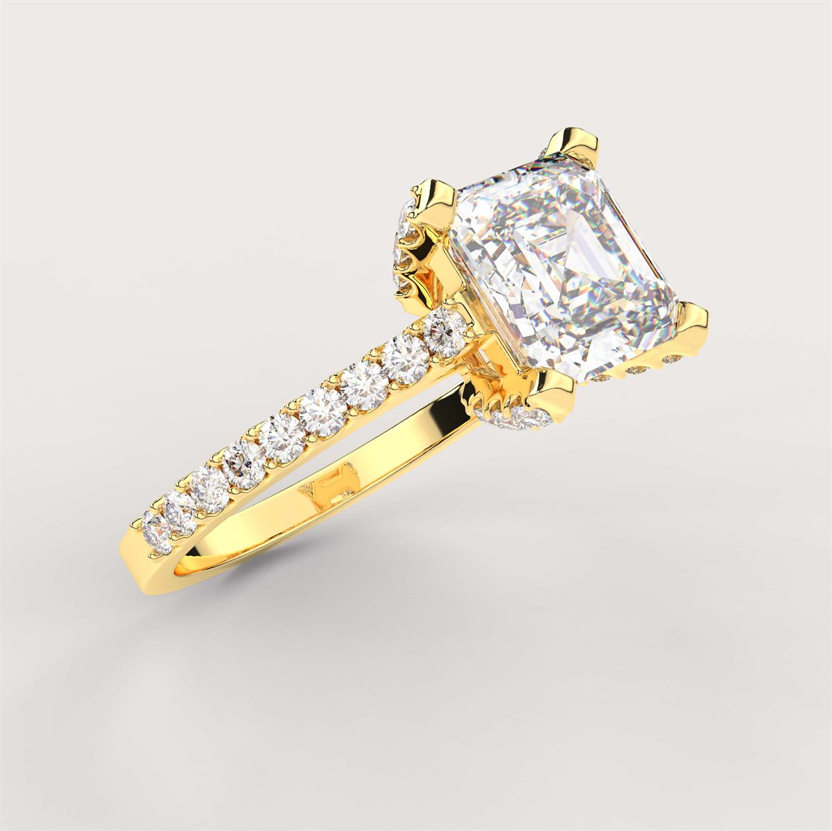 Majestic Diamond Engagement Ring with IGI Certified Lab Grown Diamond